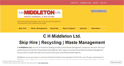 Desktop Screenshot of chmiddletonltd.co.uk